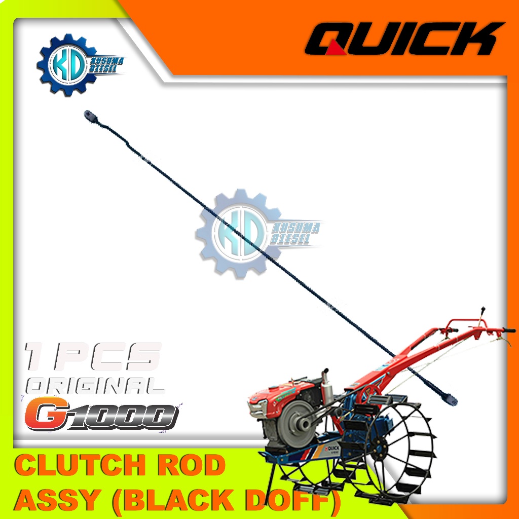 CLUTCH ROD ASSY (BLACK DOFF), G1000 (SP) - TANGKAI KOPLING - KAWAT TRAKTOR - ORIGINAL - QUICK - SPAR