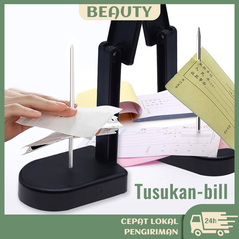 BEAUTY Dengan Tutup Tusukan Bill Untuk Restoran Tempat Servis Tusukan Bon Nota Paper Spear
