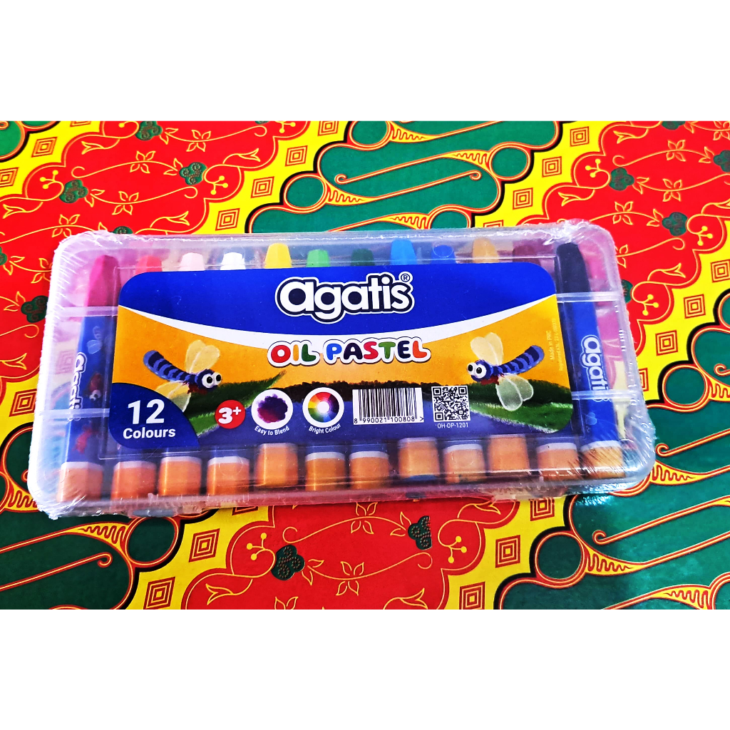 

Crayon Agatis / Oil Pastel 12 Warna