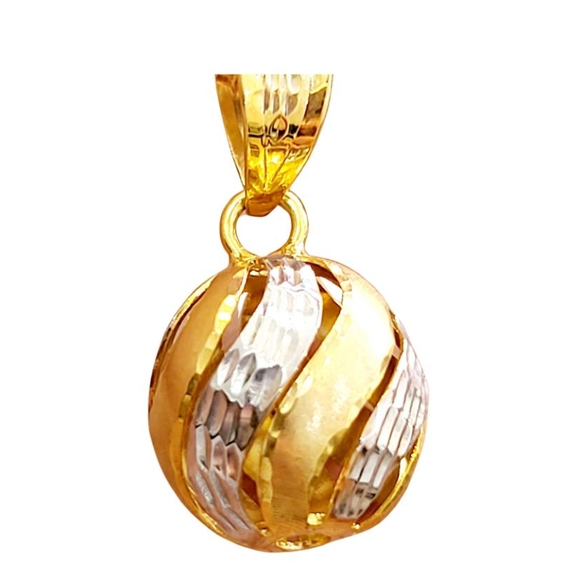 Liontin Emas Asli Bola Gold 16k