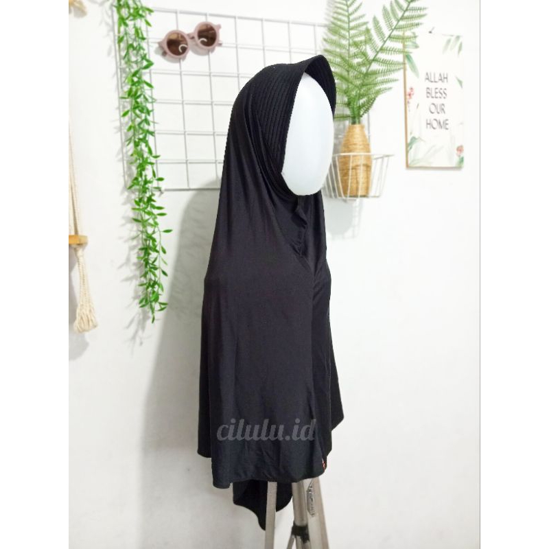 [FLASH SALE] Jilbab Zoya Hitam Elegan Preloved | Kerudung Zoya | Hijab Zoya | Jilbab Instan | Hijab 