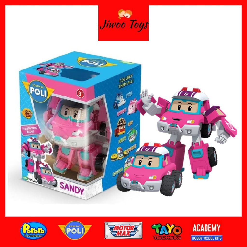 Mainan Robot Robocarpoli MRT 0657 Transforming Robot Sandy/Mainan Robot