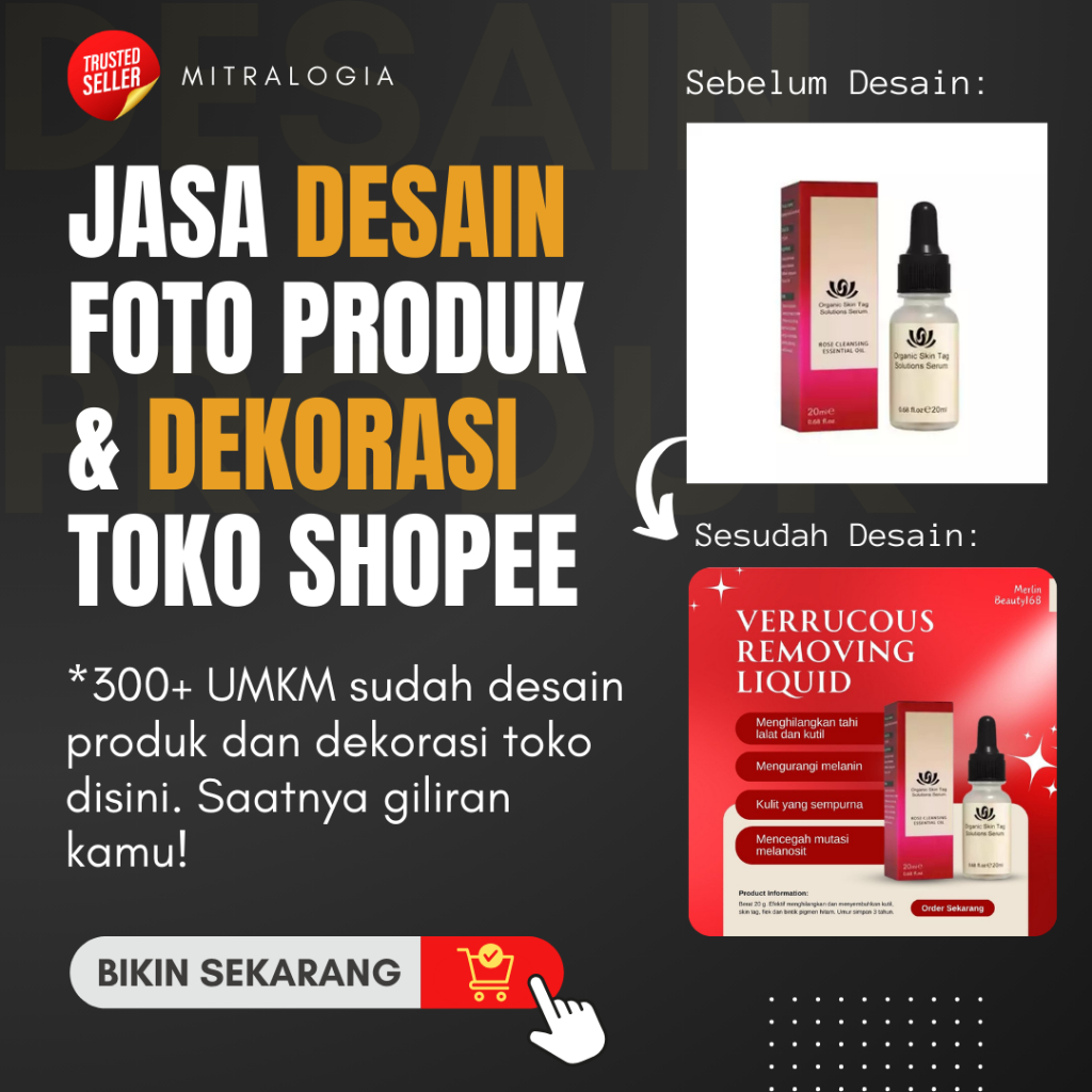 Jasa Desain Produk Olshop | Desain Foto Produk | Desain Poster Produk | DEKORASI TOKO SHOPEE