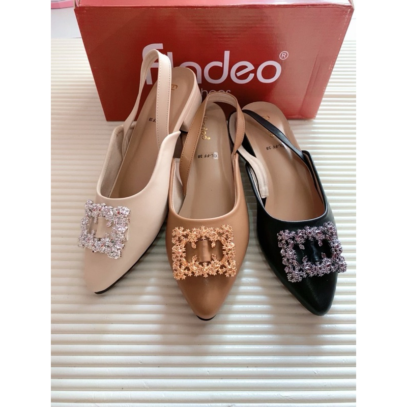 sandal tali pesta hak 3 cm