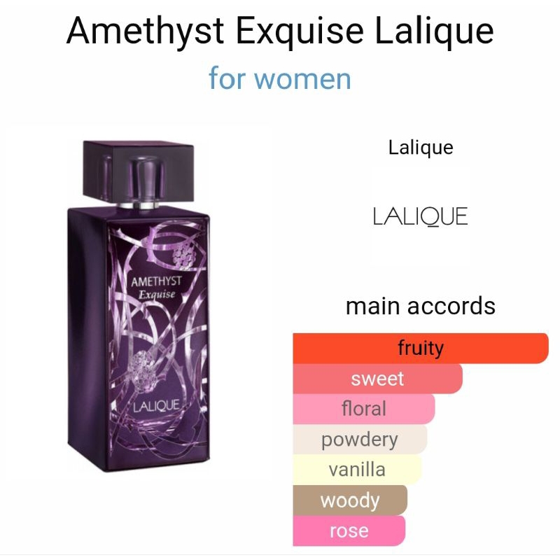 LALIQUE AMETHYST EXQUISE