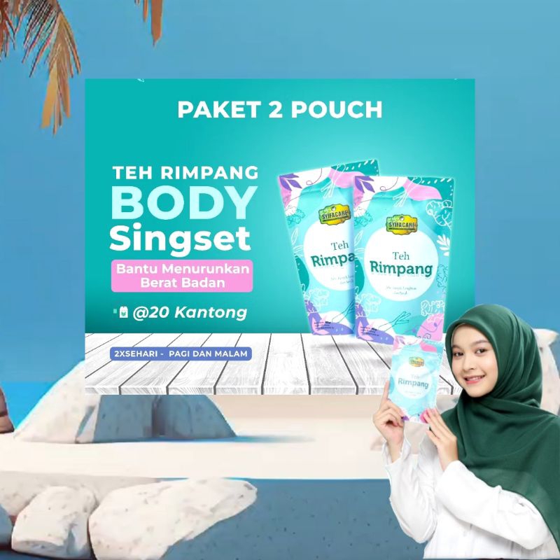 

paket 2 pouch TEH RIMPANG SYIFACARE ORIGINAL isi 20 kantong