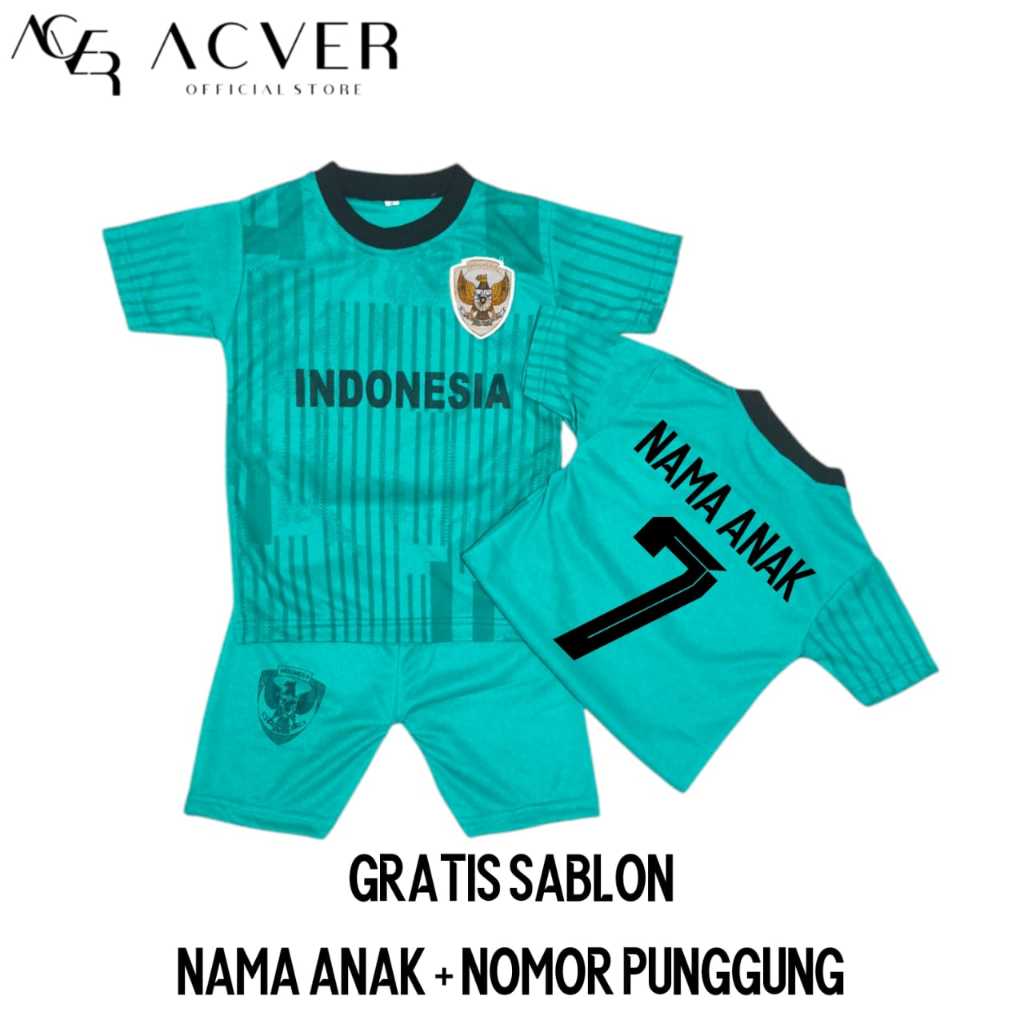 [ GRATIS SABLON NAMA ] Baju Bola Anak-Anak / Baju Bola Anak Laki-Laki Perempuan / Baju Bola Terbaru 