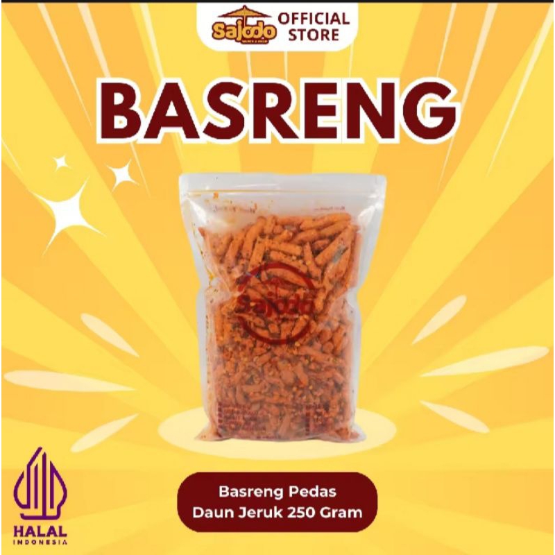 

Basreng Pedas Daun Jeruk 250 gram camilan gurih pedas
