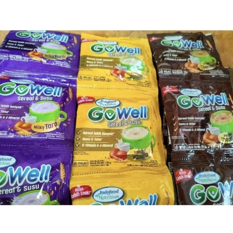 

Minuman Serbuk Susu Sereal GOWELL (5 sachet)