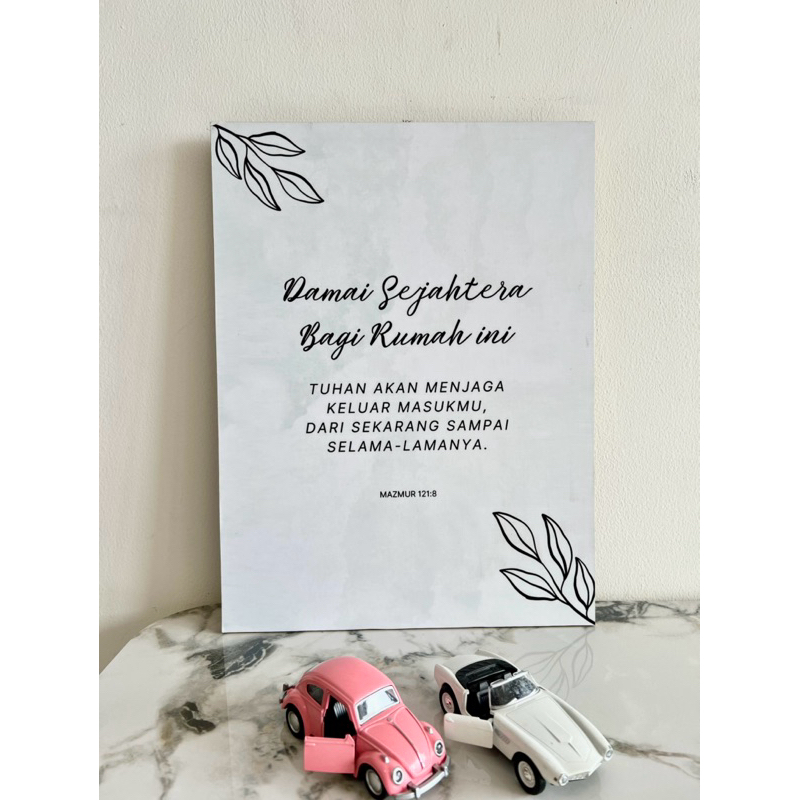 [PRELOVED] PAJANGAN DINDING ROHANI | PAJANGAN KATA-KATA ROHANI | DEKORASI RUMAH | PAJANGAN MEJA DIND