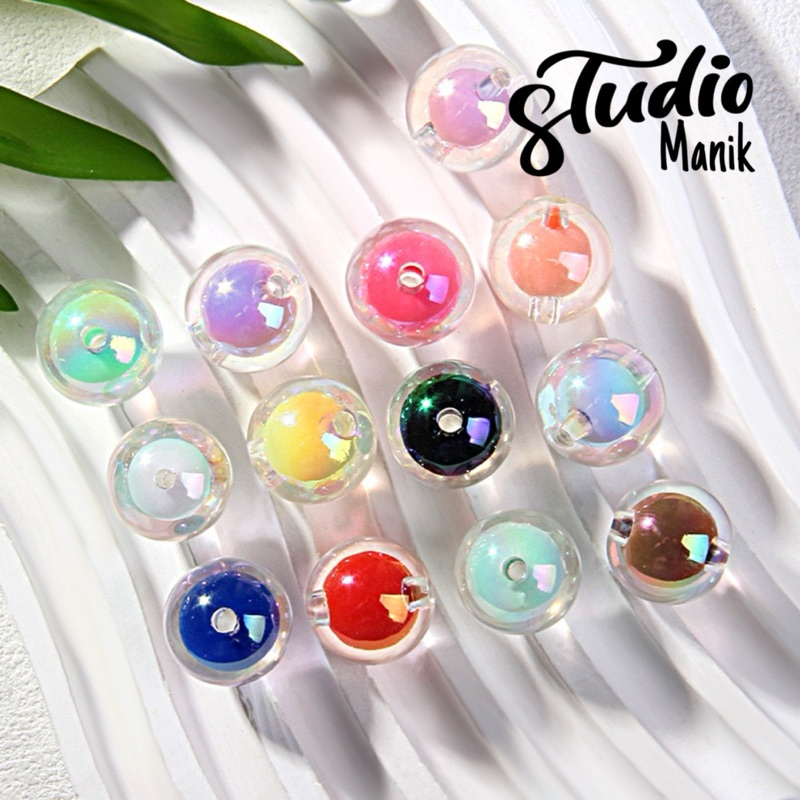 Manik Manik Bulat Akrilik 16mm Premium Korea (3 PCS)
