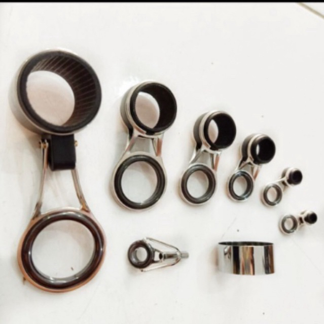 Satu Set Kolongan Ring Lipat Joran Pancing Surf Anten Teleschopic