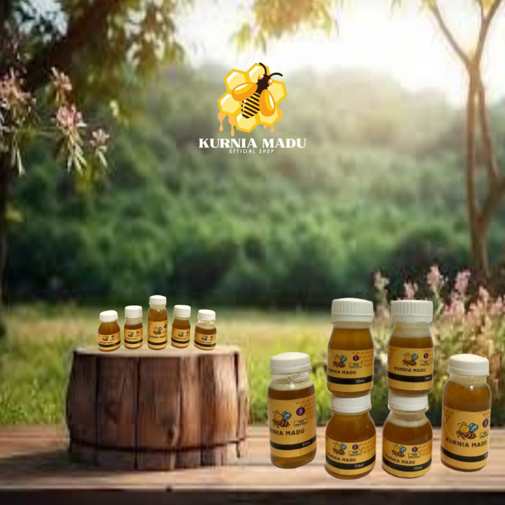 

Kurnia Madu - Madu Asli Murni 100% Raw Original Multiflora Honey 30gr-50gr-80gr