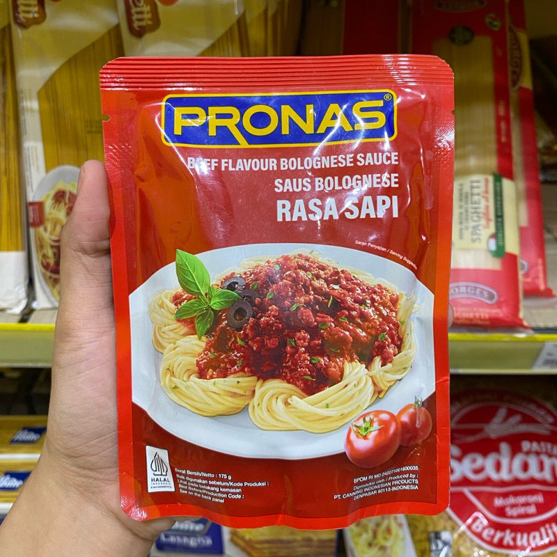 

Pronas Saus Spaghetti Bolognese 175gr