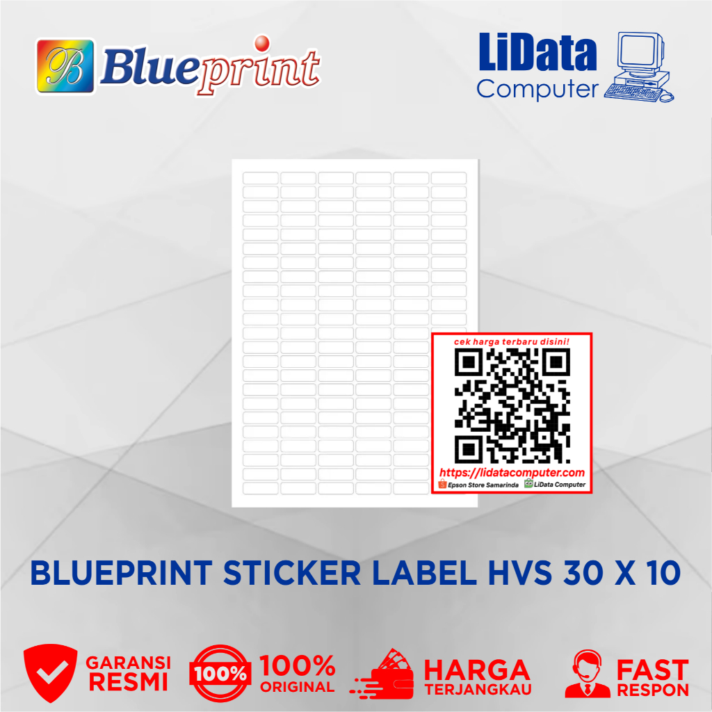 

BLUEPRINT STIKER HVS 30X10