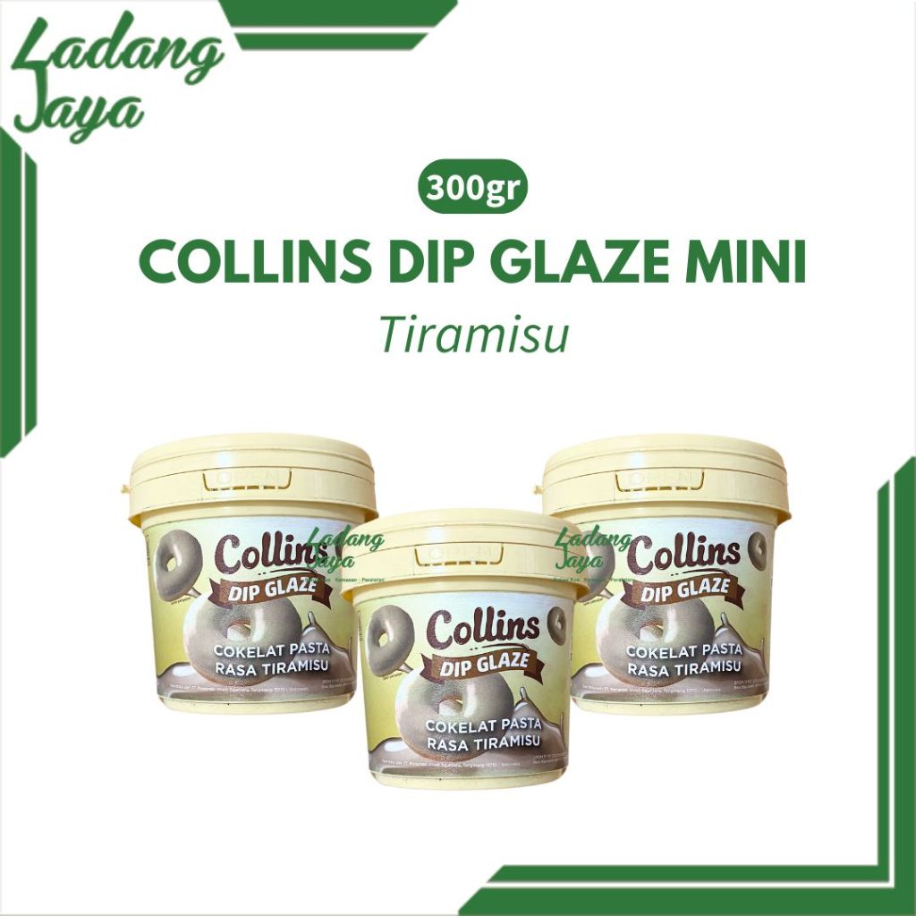 

Collins Dip Glaze Tiramisu 300gr