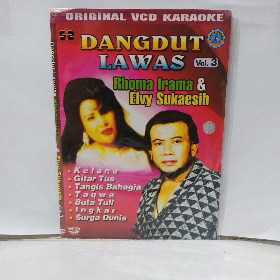 VCD Original Dangdut Lawas Rhoma Irama & Elvy Sukaesih Vol.3