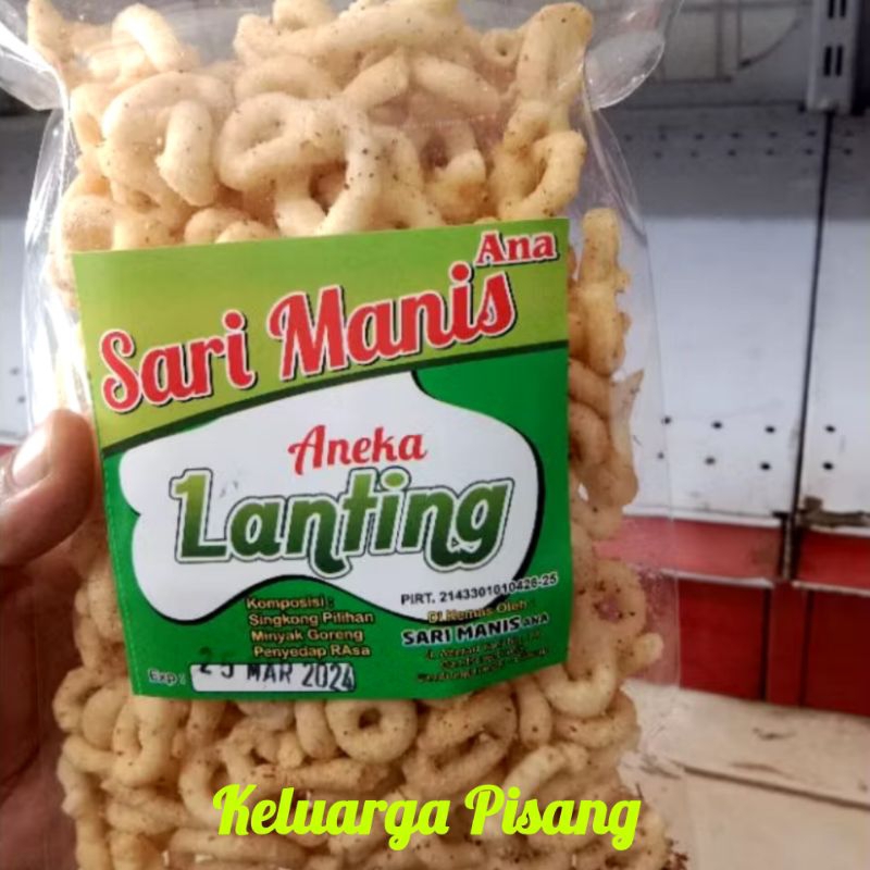 

Lanting Singkong infinity bumbu bawang gurih 200gr Nikmat