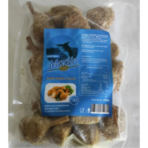 

marlin kaki naga ikan 400gr