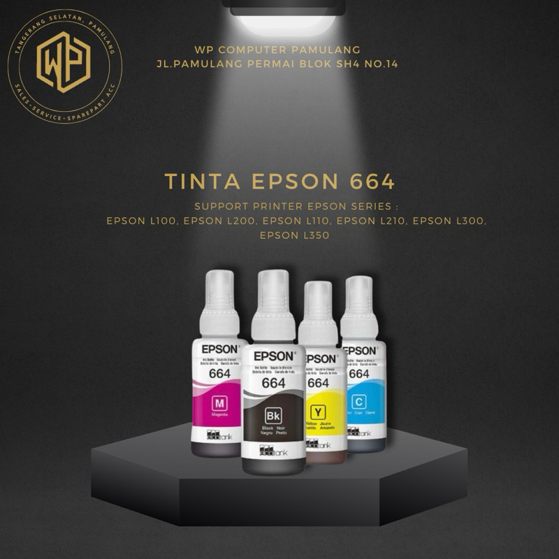 TINTA PRINTER EPSON 664 For Printer EPSON L100, L200, L110, L210, L300, L350