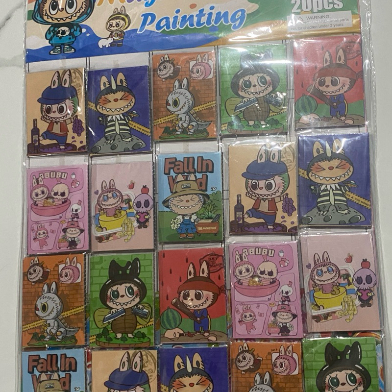 

buku ajaib Mini buku hitam buku gosok isi 20pcs