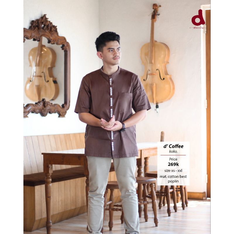 d'Coffee Koko Pria Coklat