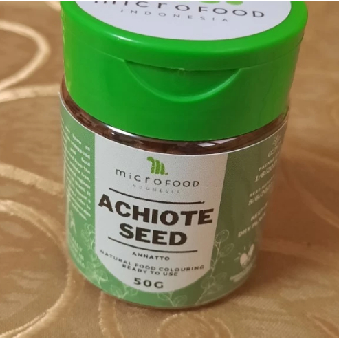 

rickydarman00 - ACHIOTE | ANNATTO | Pewarna Makanan Alami | 50g | Microfood Indonesia