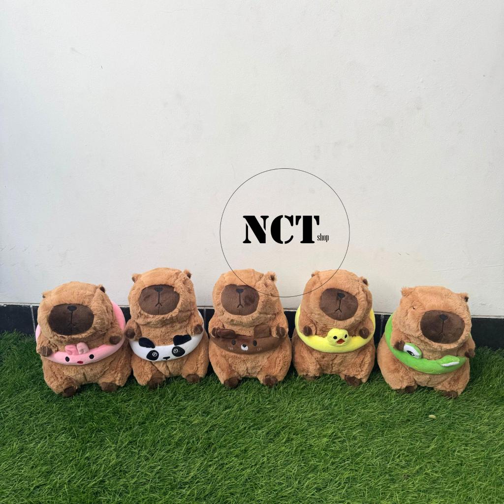 Boneka Capybara Tidur / Boneka Capybara Pelampung