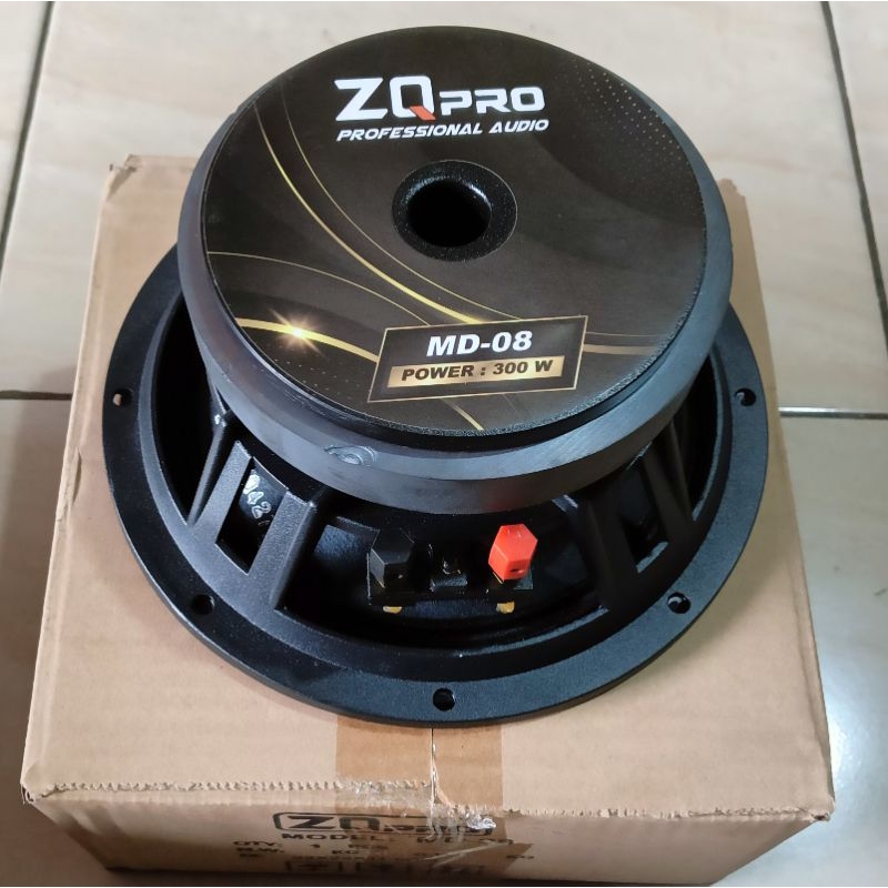 ZQ Pro Professional Audio MD-08 Power 300 W Speaker ZQ Pro MD-08