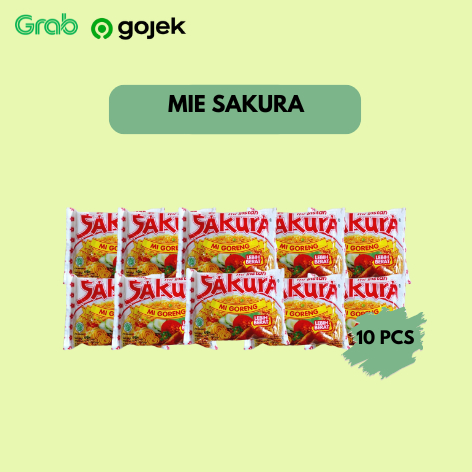 

Mie Goreng Sakura Isi 10 Pcs