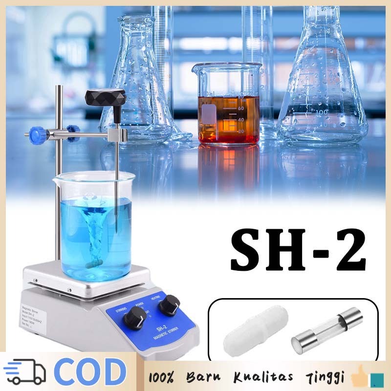 SH-2 Magnetic Stirrer Set Hot Plate Stirrer Stirer Magnetic Hot Plate Laboratorium Magnetic Stirrer 