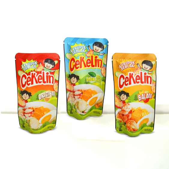 

CEKELIN KERUPUK SEBLAK Cemilan Keluarga Indonesia