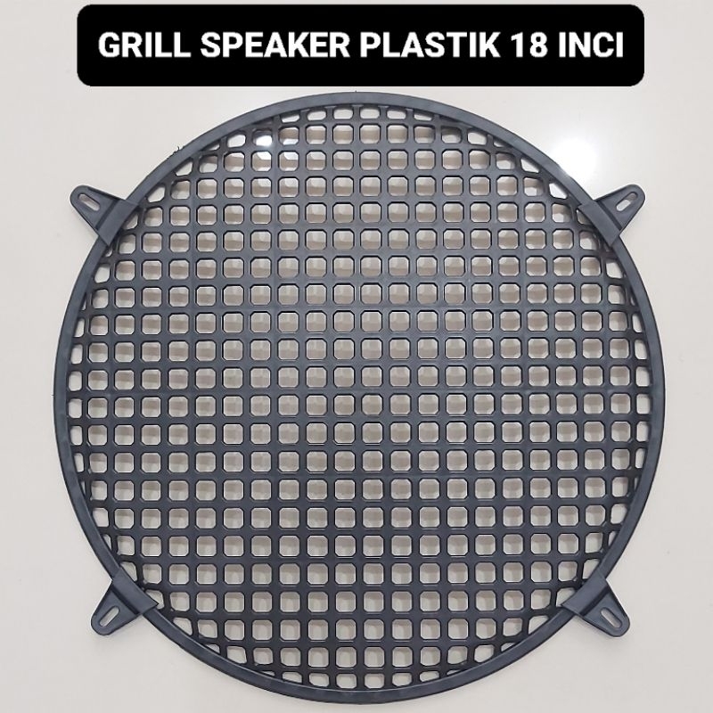 Grill Speaker 18 Inci Plastik Ram Penutup Speker