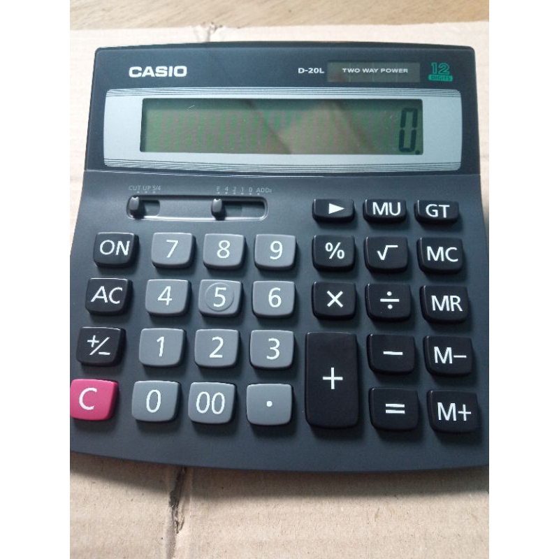 

Kalkulator CASIO D-20L Calculator Desktop Original