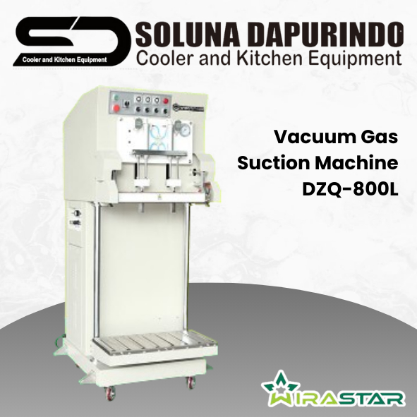 WIRAPAX Vacuum Gas Suction Machine DZQ-800L / DZQ800L / Mesin Vakum