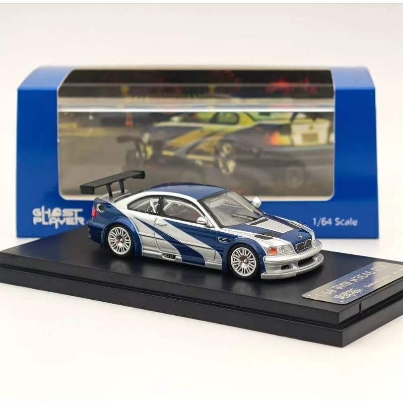 Ghost Player 1:64 BMW M3 E46 GTR by DCM Diecast Model Car Limited Collection