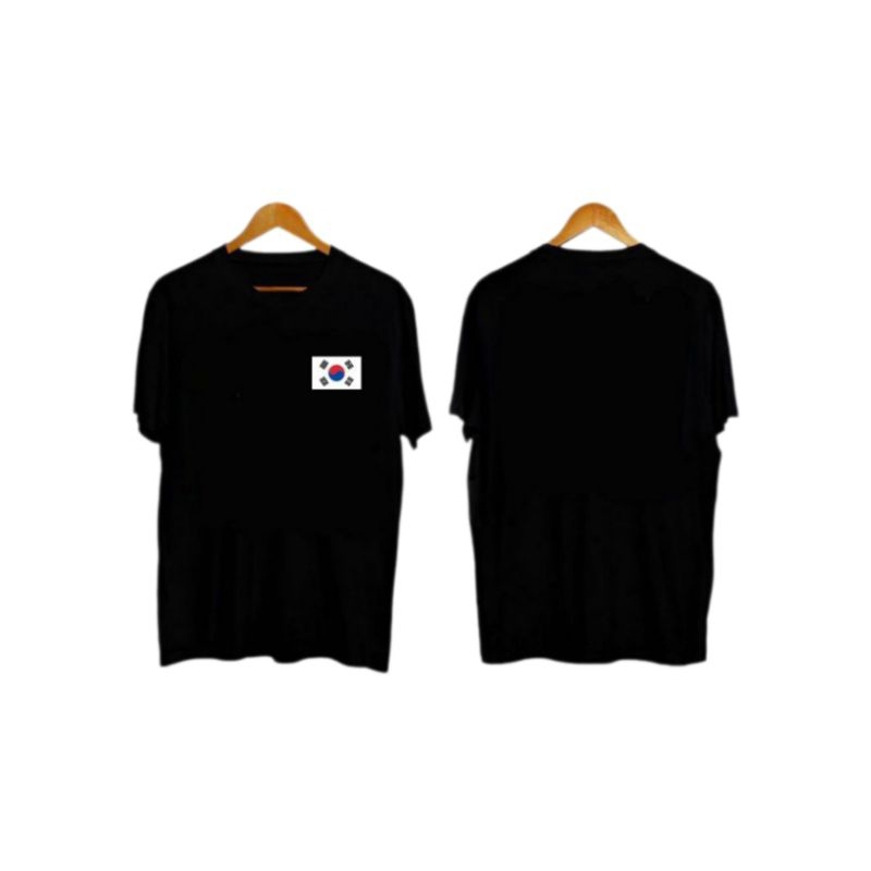 KAOS LOGO BENDERA KOREA//TSHIRT NEW