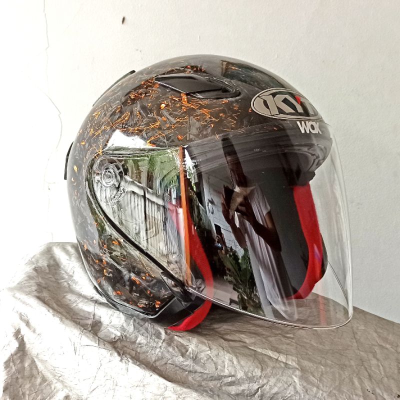 Helm KYT DJ Maru. Carbon Kevlar Forged