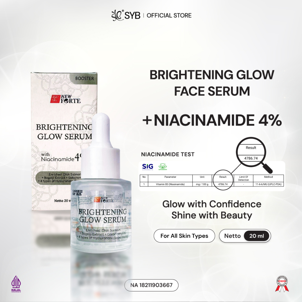 FORTE BOOSTER BRIGHTENING GLOW SERUM SYB - SERUM BADAN GLOWING
