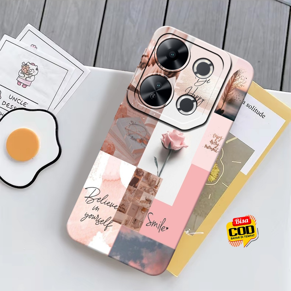 Case Itel P65 Terbaru - Casing Itel P65 - ALLZORA [ BUNGA ] - Kesing Hp Itel P65 - Cassing Hp - Sili