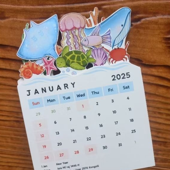 

pelunasan ocean calendar