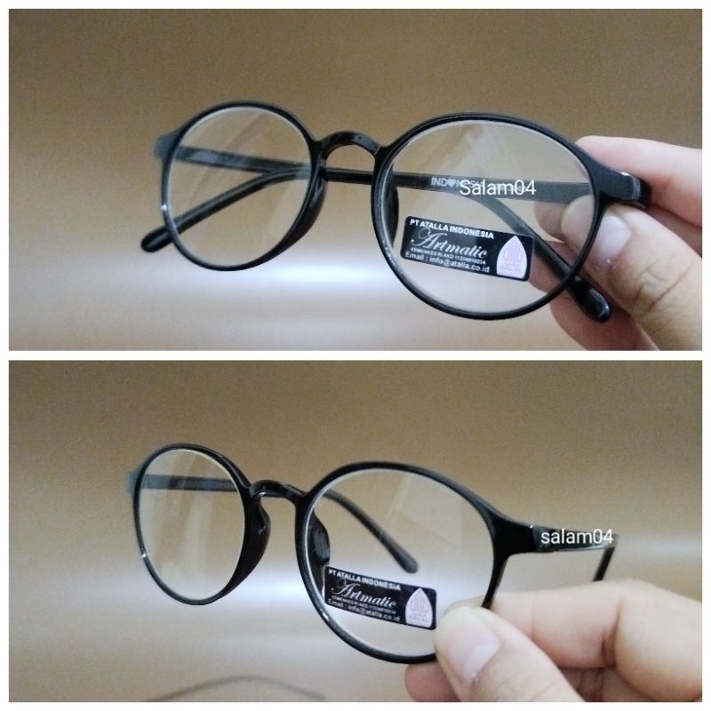 Baru, kacamata minus oval -0.50 sd -4.00 kacamata minus pria wanita.