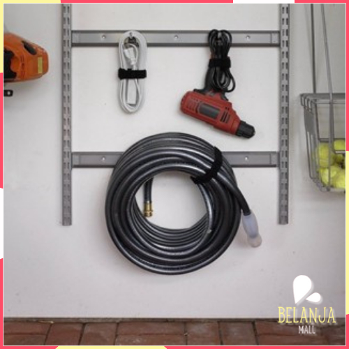 

belanjamall HL0132 Velcro Kabel Strap Pengikat Kabel Perekat Kabel 10m Merapikan Kabel Import Y1429