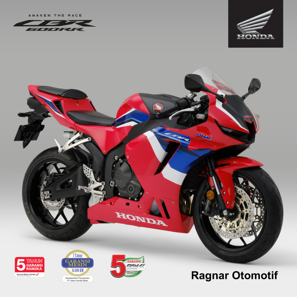 Honda CBR600RR 2024 Supersport Motorcycle Deep Pearl Gray & HRC