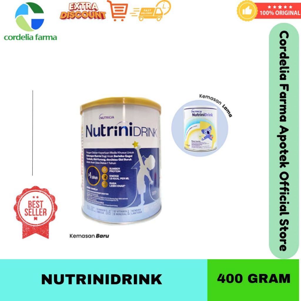Susu Nutrinidrink Powder Vanila Susu Pertumbuhan