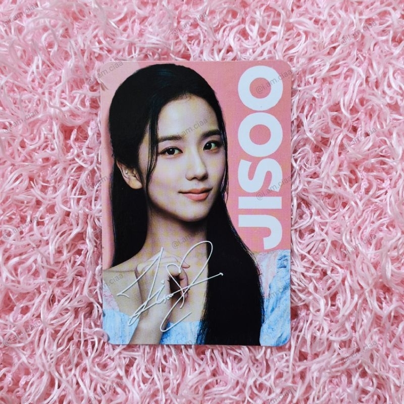 PC PHOTOCARD OREO x BLACKPINK JISOO