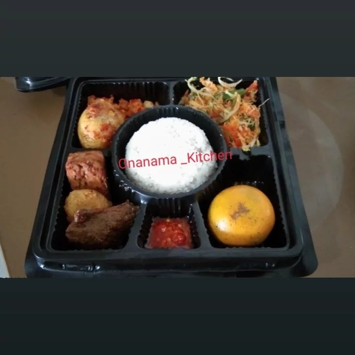 

Paket nasi bento 9 menu lengkap termurah