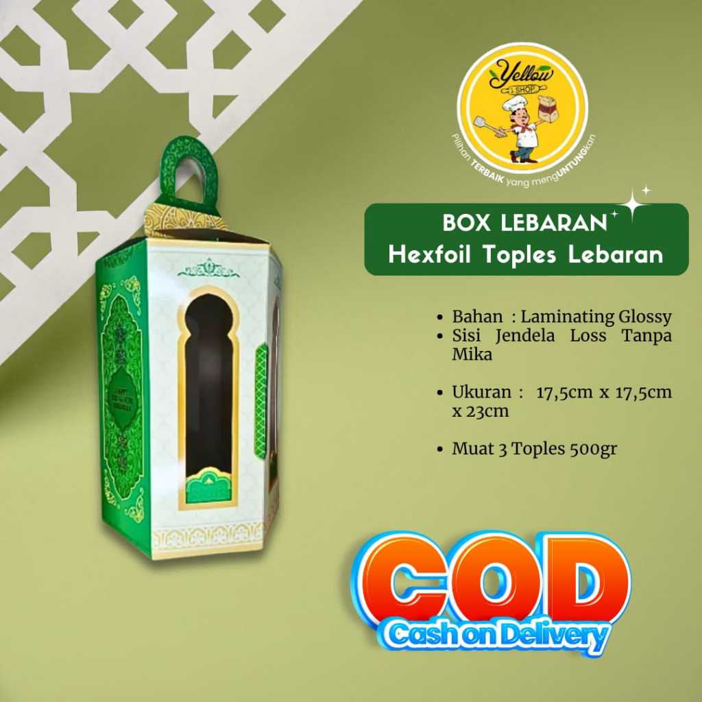 

BOX LEBARAN HEXFOIL TOPLES LEBARAN