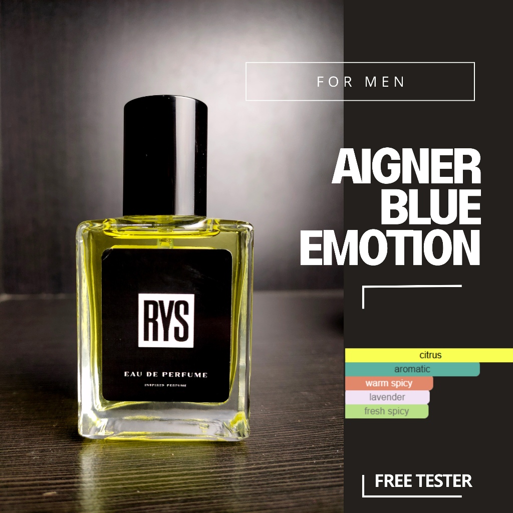 Parfum Agner Blue Emotion inspired by RYS Perfume - Parfum Pria