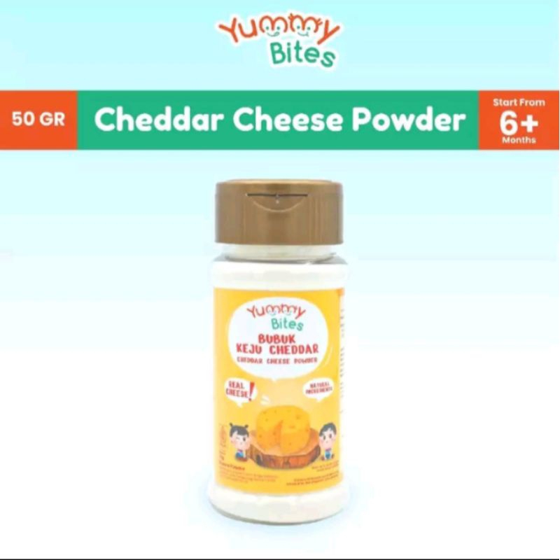 

YUMMY BITES KEJU CHEEDAR BUBUK 50 GR
